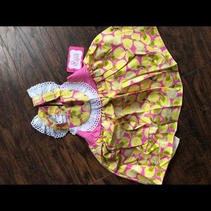 Ric Rac Ruffles Lemondrop Dress 24 month girls